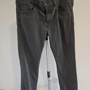 J Brand Men's Charcoal Straight Jeans